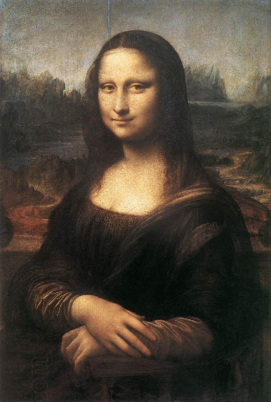 LEONARDO da Vinci Female head (La Scapigliata)  wt China oil painting art